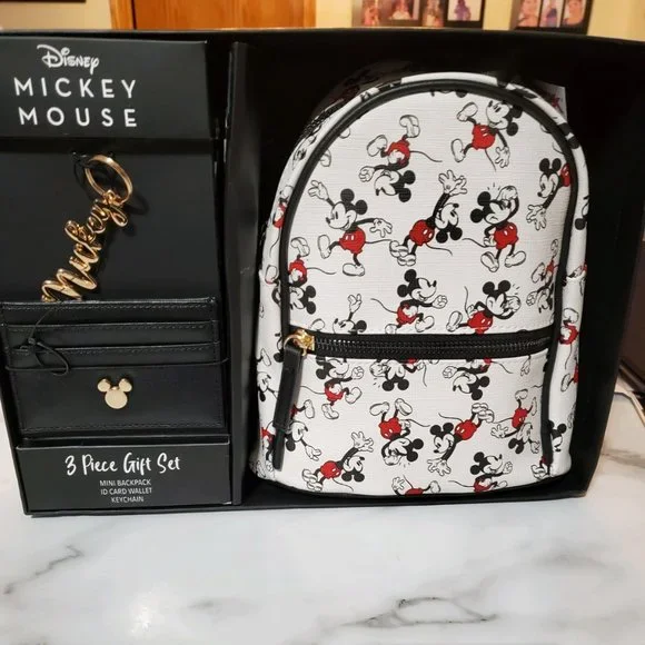 Bags | Mickey Mouse Mini Backpack Purse W Card Holder Key  display picture 3